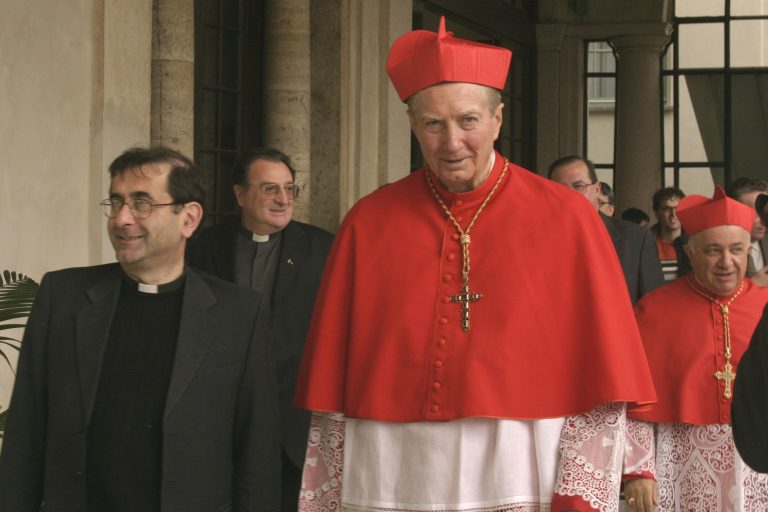 Monsignor Delpini (all'epoca Rettore del Seminario) con il cardinale Martini