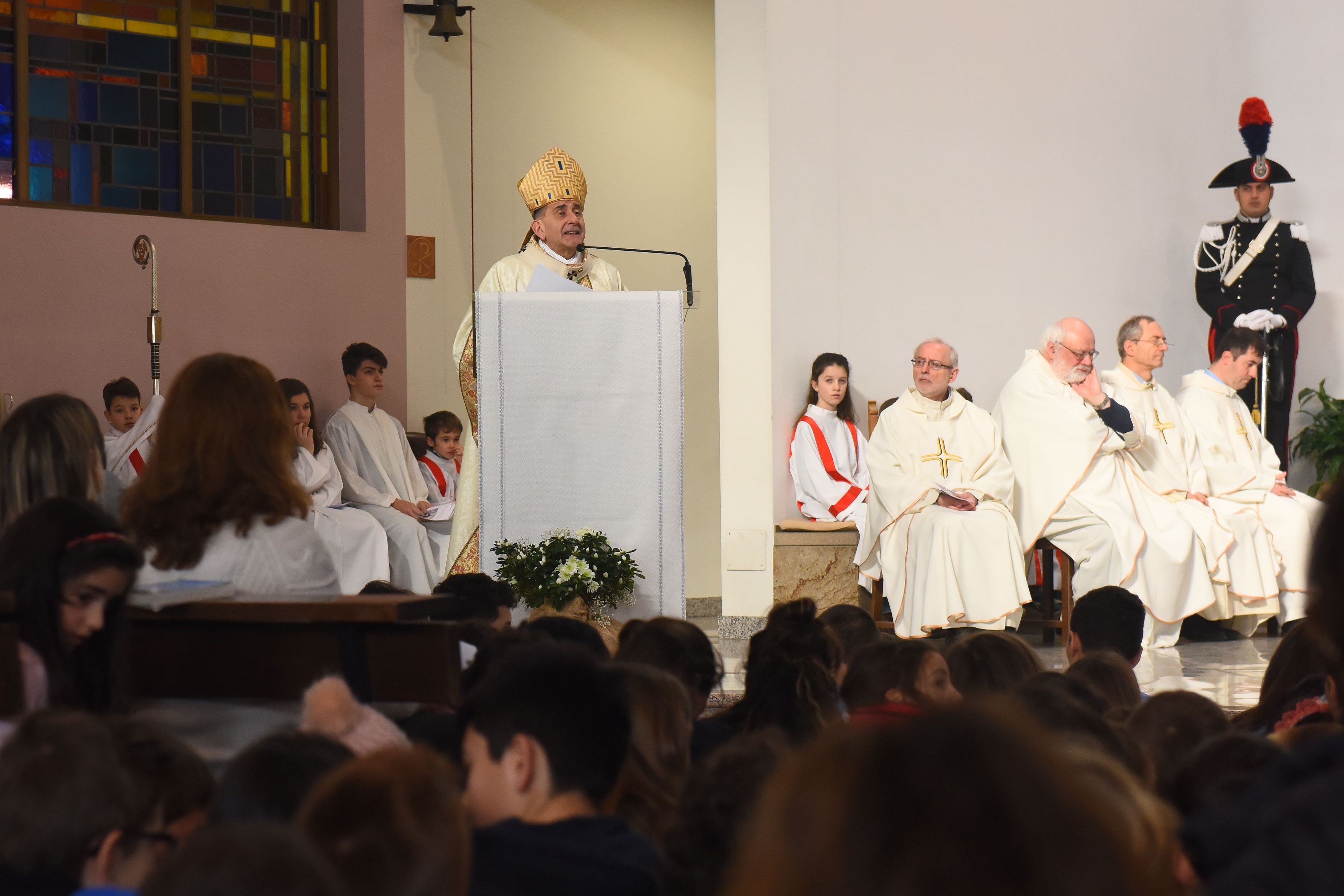 Delpini_Visita pastorale Arese