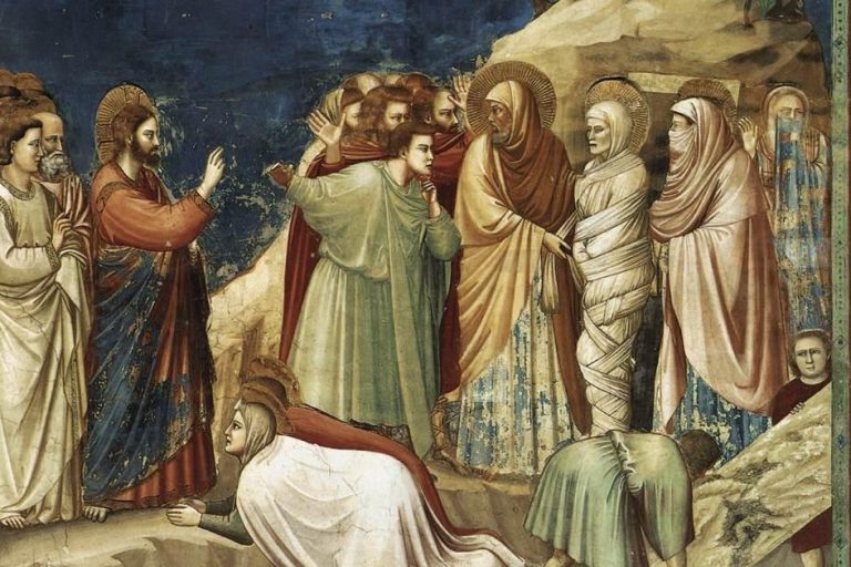 Giotto, Resurrezione di Lazzaro