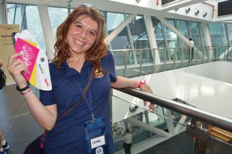 Chiara Monguzzi. Nella minigallery, in diversi momenti della sua vita 