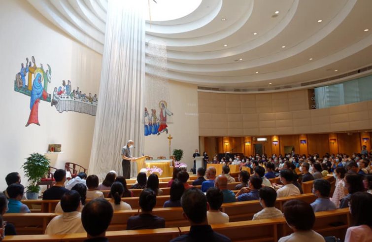 Un momento della veglia di preghiera