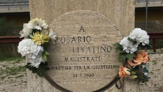 La tomba di Rosario Livatino