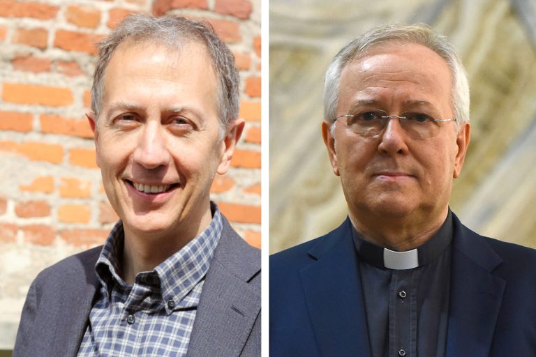 Stefano Femminis e don Walter Magni