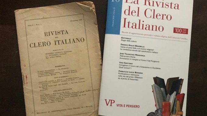 I 100 anni della Rivista del Clero, oggi come allora leggere le sfide del tempo
