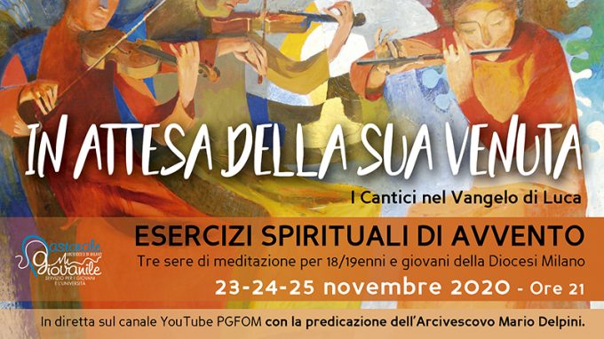 Giovani, Esercizi spirituali di Avvento online con l’Arcivescovo