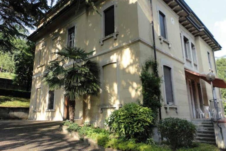 Villa Aldè a Lecco, struttura che ha potuto accogliere fino a 20 persone