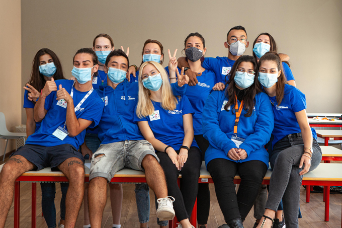 I giovani che hanno svolto il servizio civile presso la Fondazione Don Gnocchi nel 2020