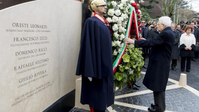 Mattarella: «Strage di via Fani, ferita e monito»