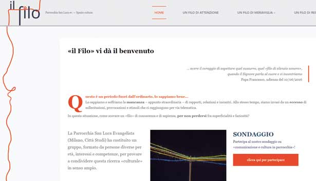 «Il Filo», Spadaro e Bernardini presentano il blog