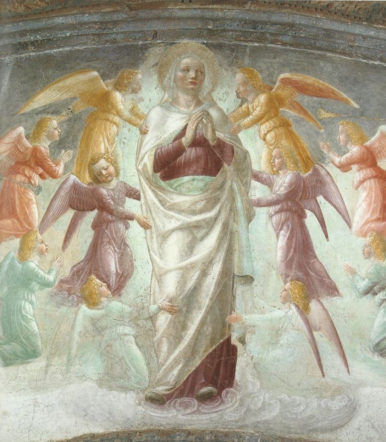 Madonna Assunta di Vincenzo Foppa, nella Cappella Portinari