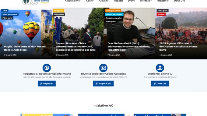 Nuovo sito per l’Ac ambrosiana