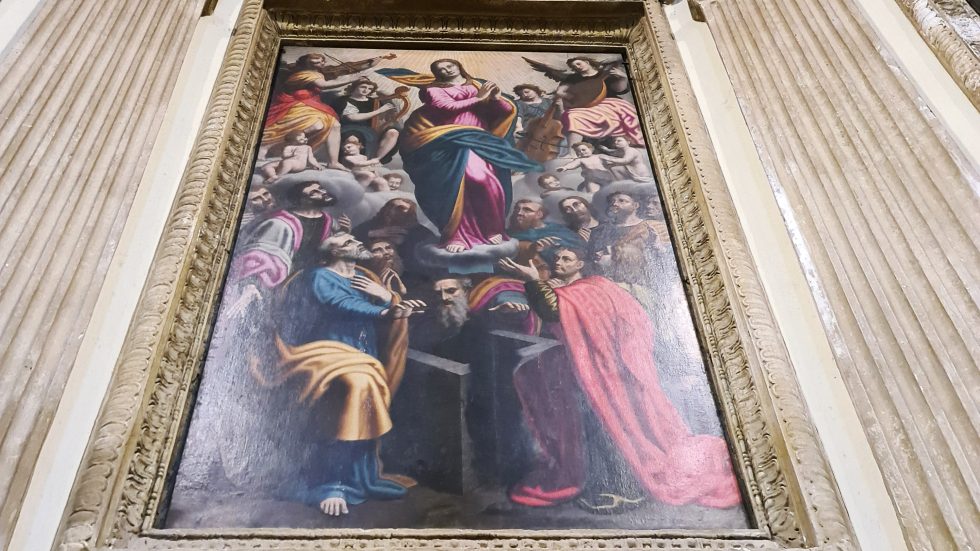 Assunta Vigentino La tela dell'Assunta del Figino