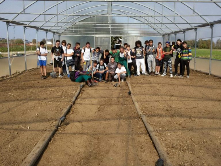 La serra dell'istituto