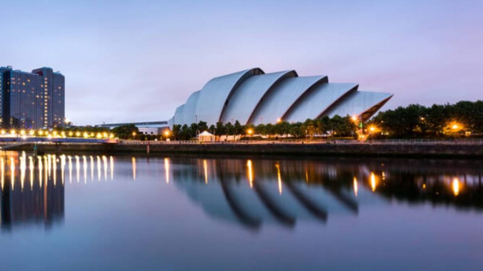 Una veduta di Glasgow