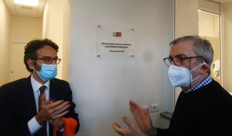 targa don malgesini (foto Claudio Urbano)