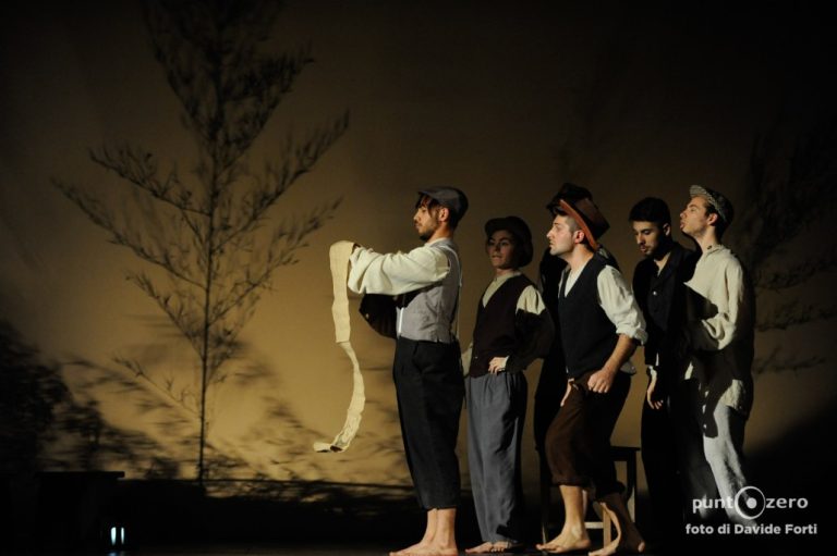 Un momento dello spettacolo di Puntozero