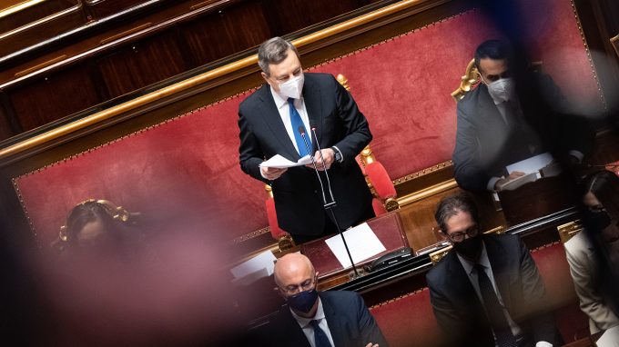 Il Senato approva la risoluzione sulle comunicazioni di Draghi