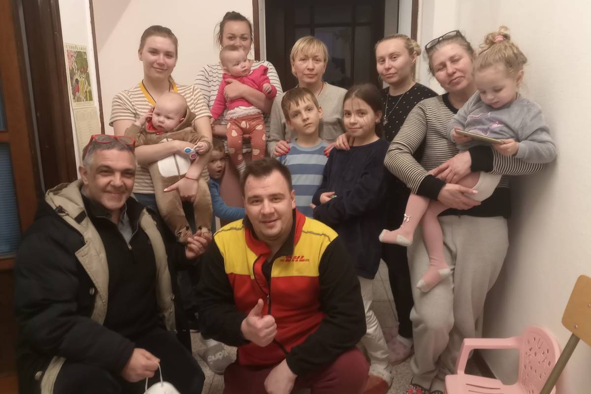 Don Alessandro Giannattasio, Andrei e le famiglie ucraine