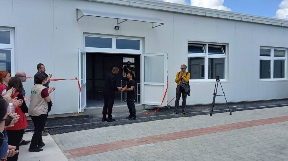 L'inaugurazione degli edifici