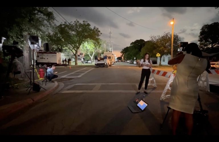 Il teatro della strage (foto Ansa / Sir)
