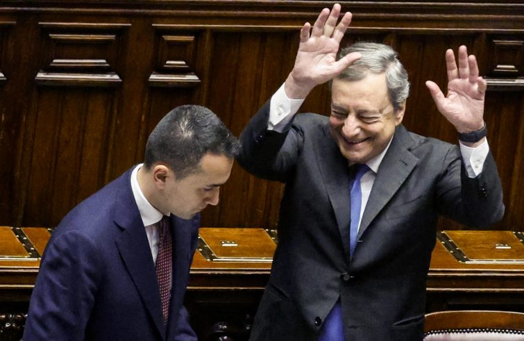 Il commiato di Draghi in Parlamento
