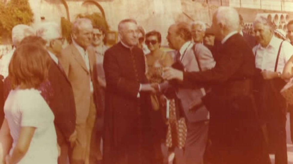 Il cardinale Luciani accolto a Margno (foto Lecconline)