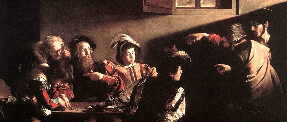 0 caravaggio Vocazione di San Matteo