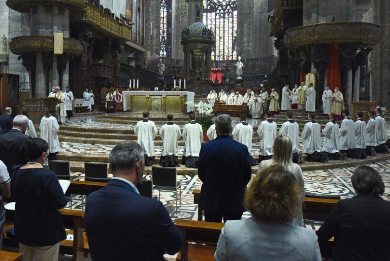 Un momento del Pontificale dell'8 settembre dell'anno scorso