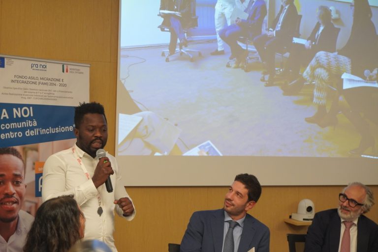 Una delle testimonianze portate al convegno