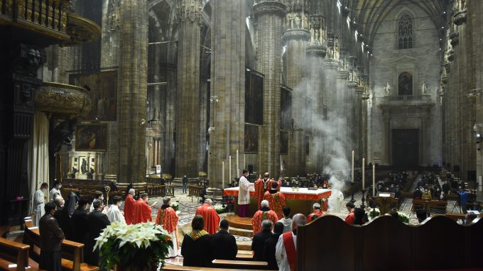 La Messa per la pace in Duomo