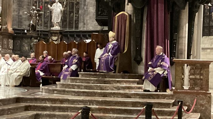 Quinta d'Avvento, Messa con l'Arcivescovo in Duomo
