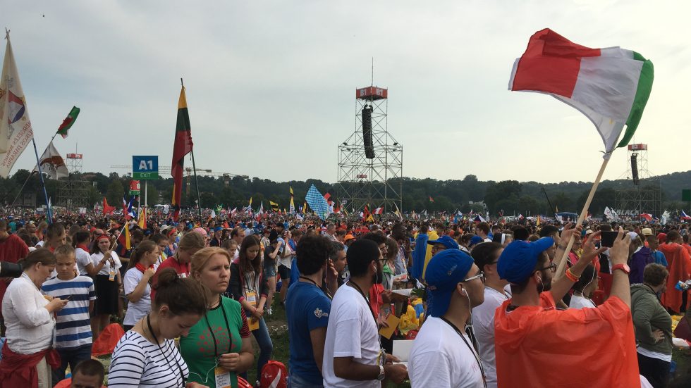 Foto GMG 2016 – Cracovia (1) Un'immagine della Gmg del 2016 a Cracovia