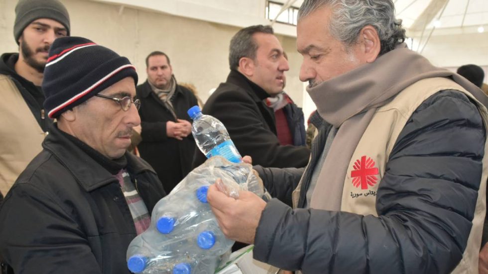 Operatori Caritas in Siria per il terremoto (foto Caritas)