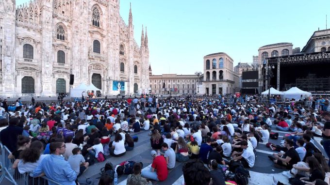 La festa degli oratori in piazza Duomo