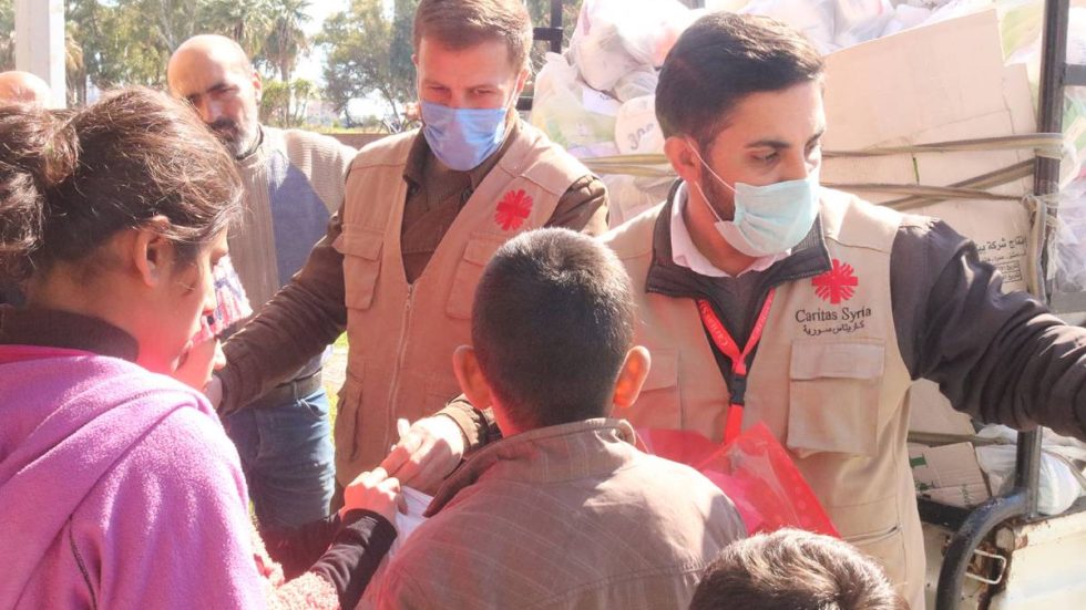 Operatori Caritas in Siria