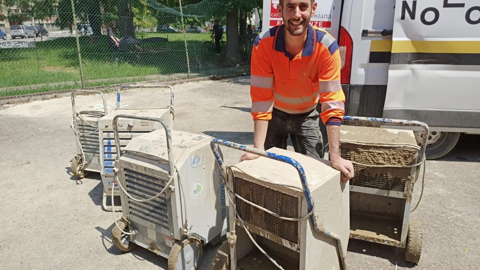 volontario_macchine Un volontario in azione