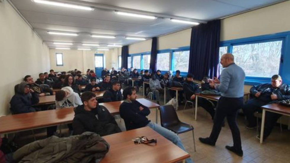 Un momento del corso