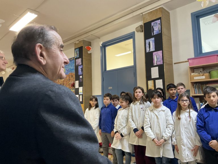 L'Arcivescovo in visita alla Fondazione Grossman, plesso scolastico milanese