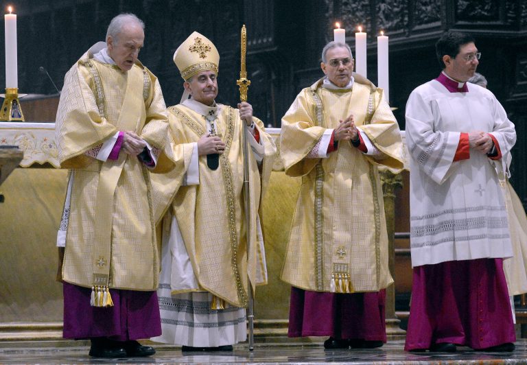 Messa Pontificale dell'Immacolata (Ag. Fotogramma)