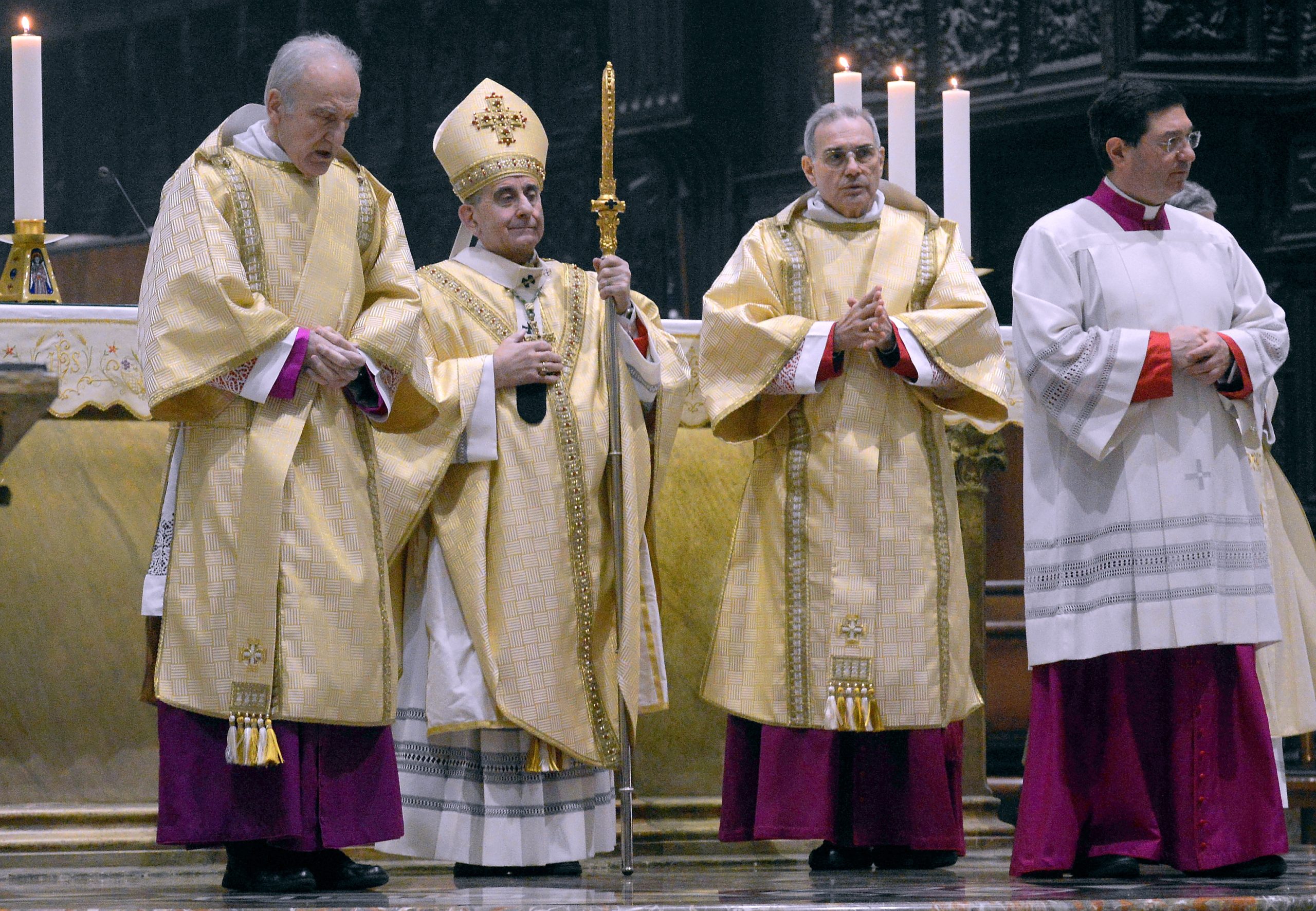 MILANO - Messa Pontificale dell'Immacolata in duomo con Monsignor Mario Delpini