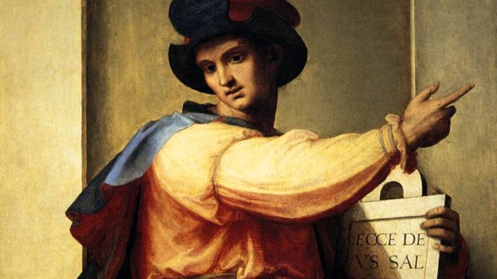 Isaia (olio su tavola di fra Bartolomeo, conservato nella Galleria dell'Accademia a Firenze)