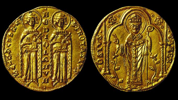 L’Ambrogino d’oro: il patrono di Milano sulle monete medievali