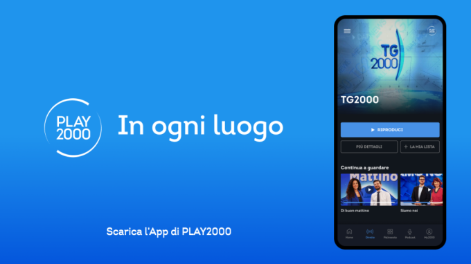 Tv2000 lancia l’App Play2000