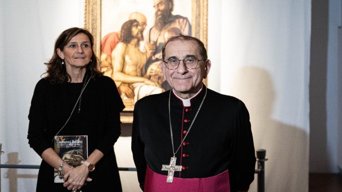 L’arcivescovo inaugura la mostra del “Compianto” di Bellini al Museo Diocesano