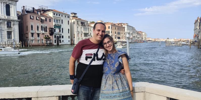 Andrea Formica con la fidanzata Claudia