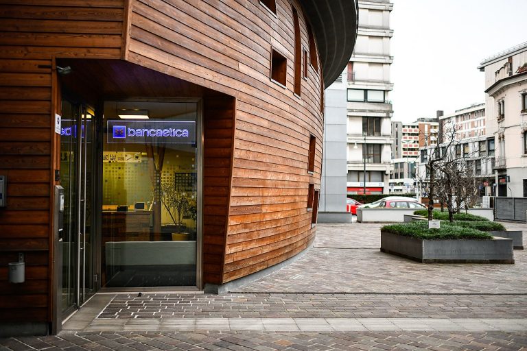 La sede centrale di Banca Etica