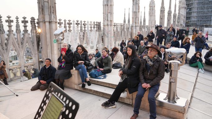 Il Soul festival dalla terrazza del Duomo