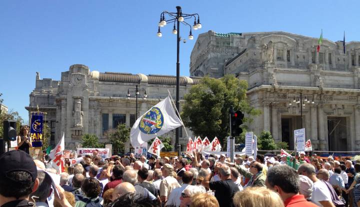 Ledha Manifestazione di protesta dell'associazione Ledha del giugno 2012 (foto Ledha)