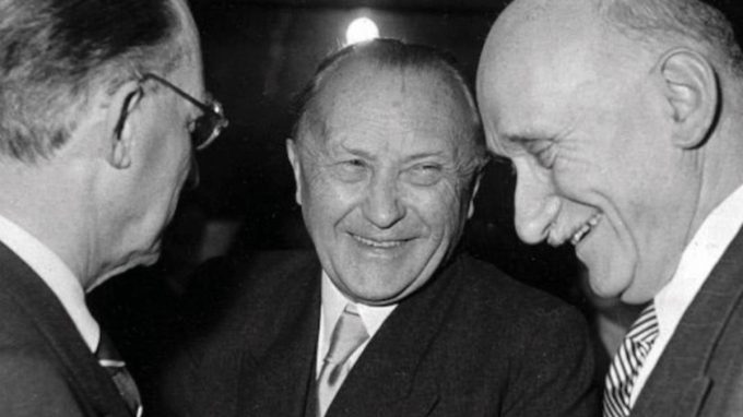 De Gasperi, Adenauer e Schuman