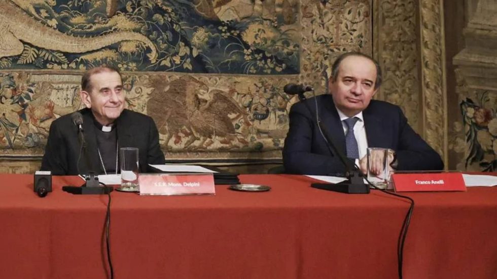 Delpini Anelli L'Arcivescovo e il rettore Anelli in un recente incontro pubblico